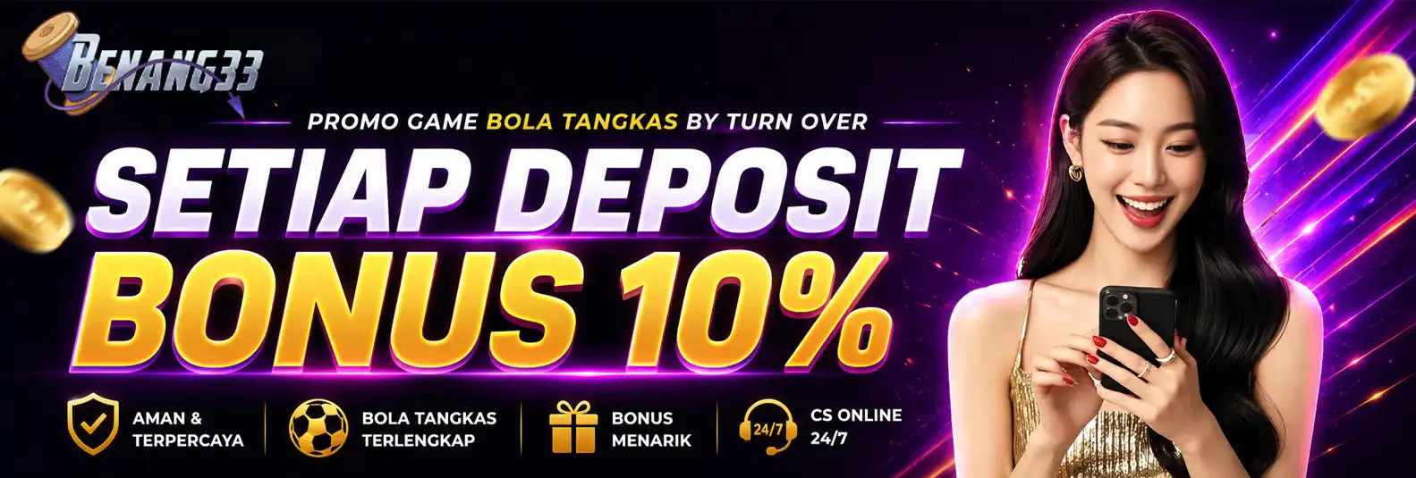 BONUS DEPOSIT 10% BOLA TANGKAS BY TURNOVER